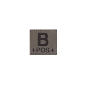 B Pos Bloodgroup Patch- Clawgear