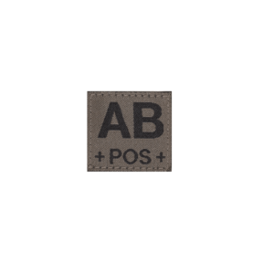 AB Pos Blutgruppen Patch- Clawgear