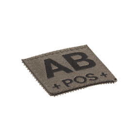 AB Pos Blutgruppen Patch- Clawgear