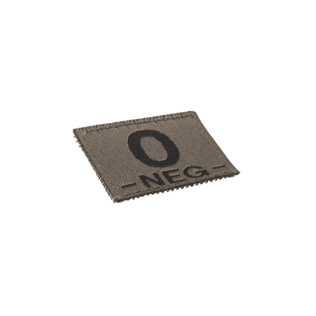 0 Neg Bloodgroup Patch- Clawgear