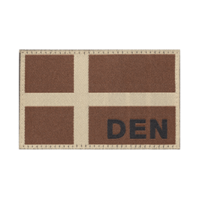 Denmark Flag Patch Desert - Clawgear