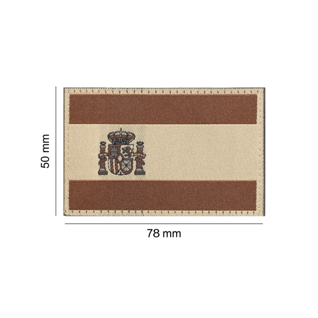 Spain Flag Patch Desert - Clawgear
