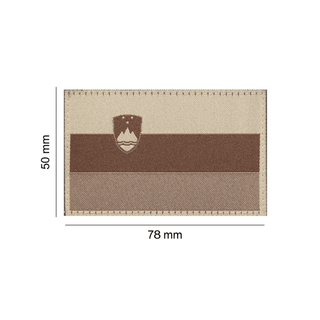 Slowenien Flaggen Patch Desert - Clawgear
