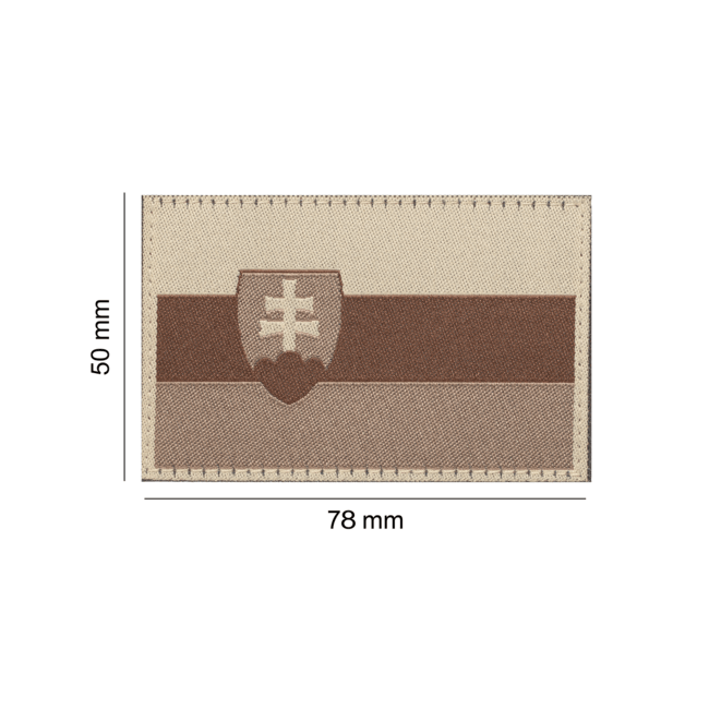 Slowakije Vlag Patch Desert - Clawgear