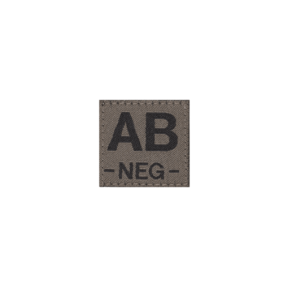AB Neg Bloodgroup Patch- Clawgear