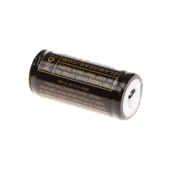 Bateria 16340 3.7V 700mAh Czarna - Clawgear