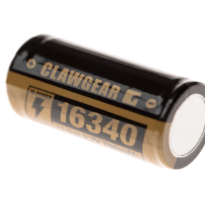 16340 Akku 3,7V 700mAh Schwarz - Clawgear