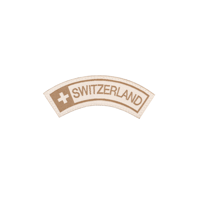 Switzerland Small Tab Patch Desert - Clawgear