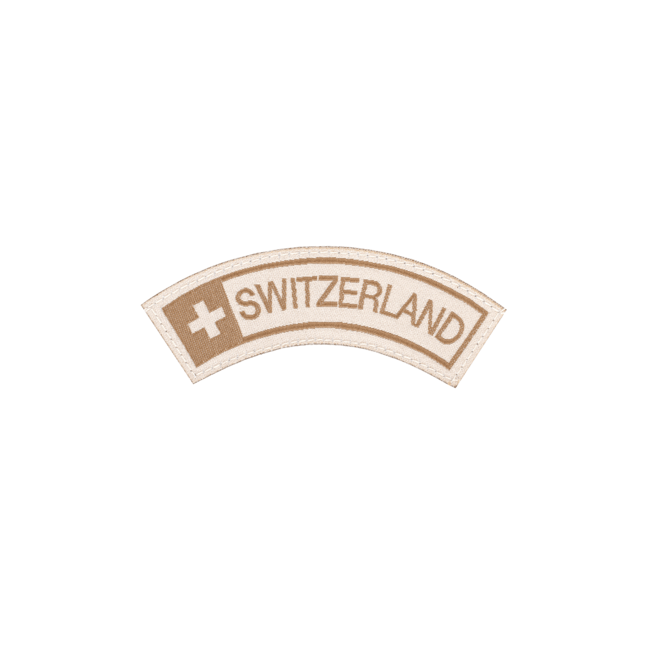 Switzerland Small Tab Patch Desert - Clawgear