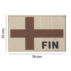 Finland Flag Patch Desert - Clawgear