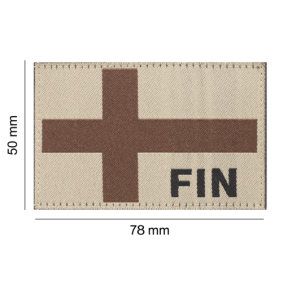 Finland Flag Patch Desert - Clawgear