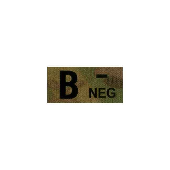 B Neg IR Patch Multicam - Clawgear