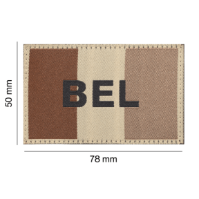 Belgium Flag Patch Desert - Clawgear