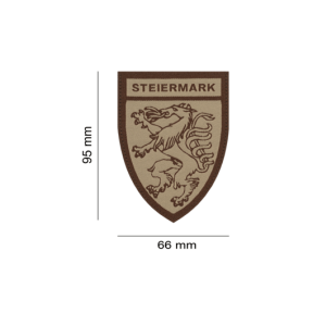 Steiermark Shield Patch Desert - Clawgear