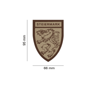 Steiermark Shield Patch Desert - Clawgear