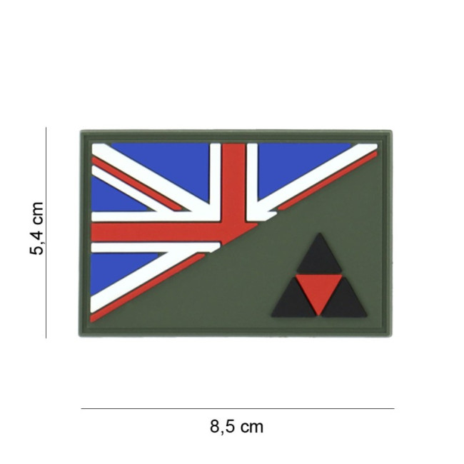 Patch 3D PVC Demi-drapeau 3rd infantry - 101 Inc