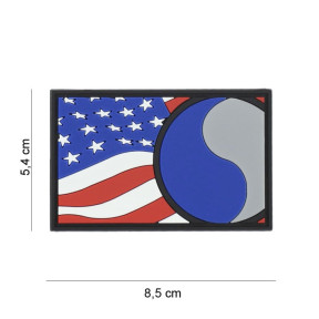 3D PVC Patch 29th Infantry Flagge - 101 Inc