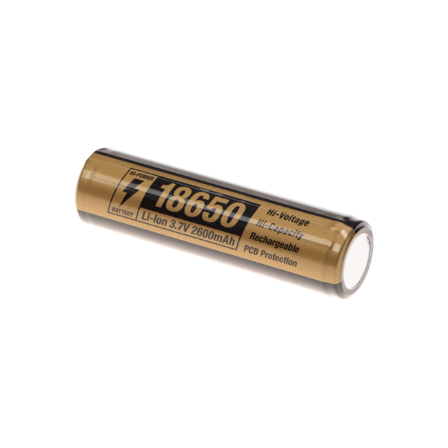 18650 Battery 3.7V 2600mAh- Clawgear