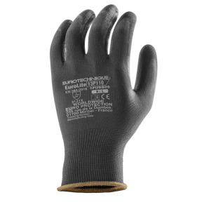 Gants EUROLITE 13P110 Noir - Coverguard