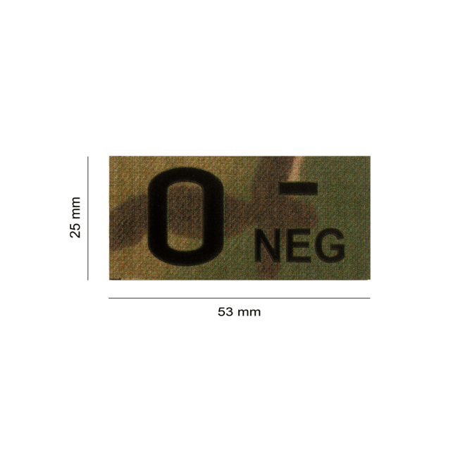 0 Neg IR Patch Multicam - Clawgear