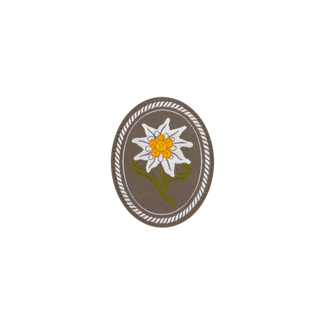 Edelweiss Patch Oval- Clawgear