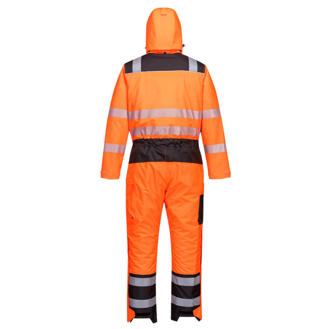 PW3 Hoge Zichtbaarheid Winter Overall Oranje Zwart - Portwest