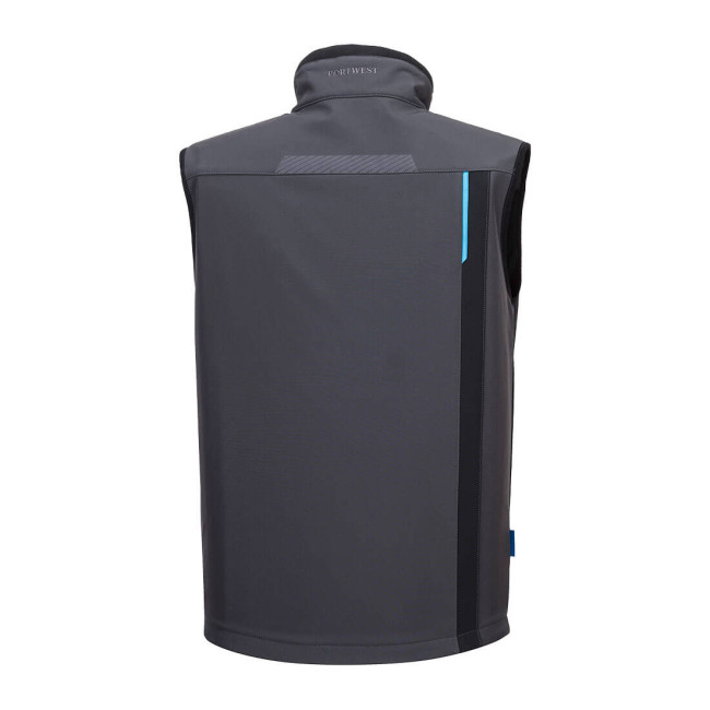 Gilet softshell sans manche WK3 gris métal - Portwest