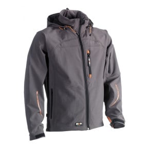 Veste Softshell grise à capuche - HEROCK