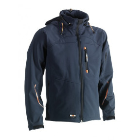 Kurtka Softshell granatowa z kapturem - HEROCK