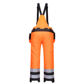 Pantalon d'hiver PW3 haute visibilité Orange Noir - Portwest