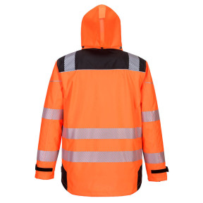 Parka PW3 3 en 1 haute visibilité Orange Noir - Portwest