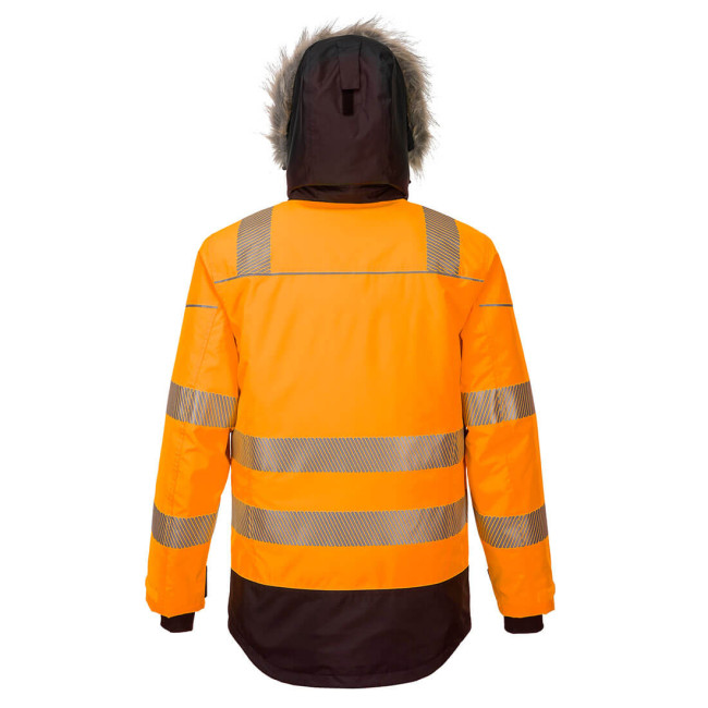 Parka zimowa HV PW3 Pomarańczowa i Czarna - Portwest