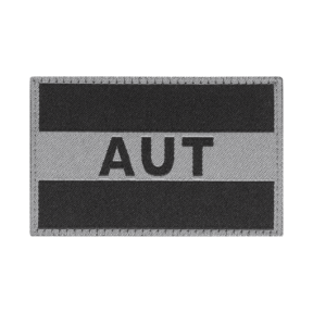 Austria Flag Patch Black - Clawgear