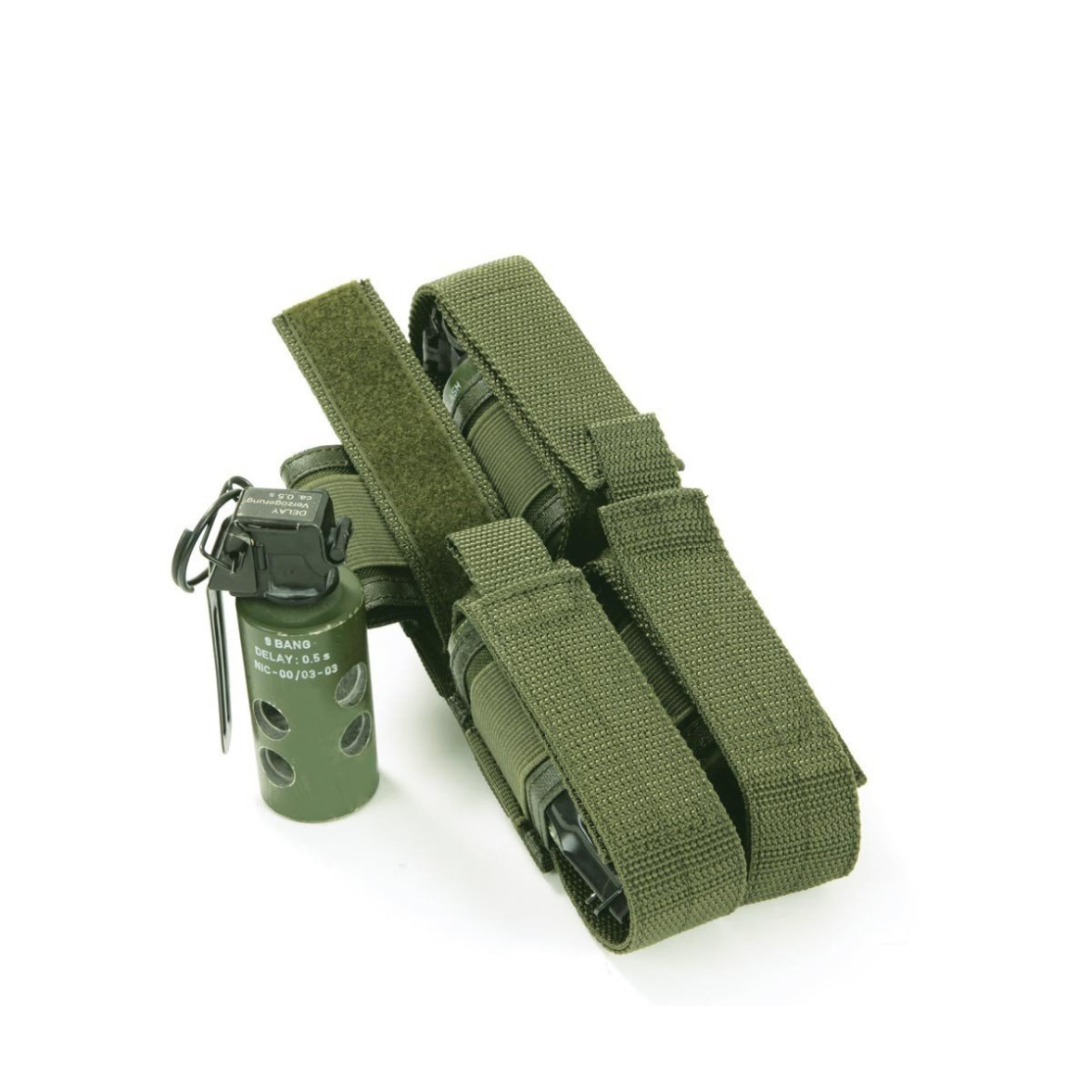 Tasmanian Tiger Tasca Portagranate Grenade Pouch | Cordura 700 Den | Dimensioni 11x8x5 Cm | Sistema MOLLE