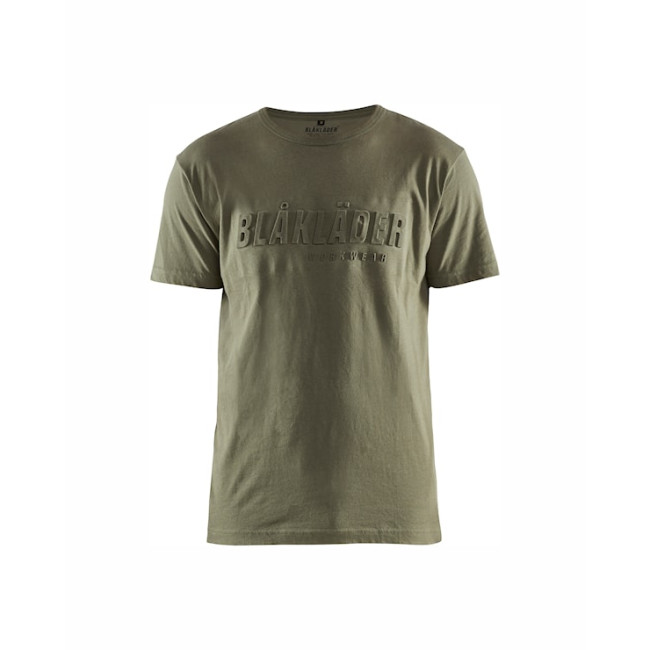 3D bedrukt T-shirt Herfst Groen - Blaklader