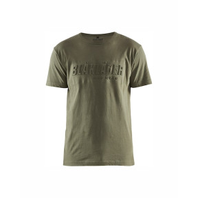 3D bedrukt T-shirt Herfst Groen - Blaklader