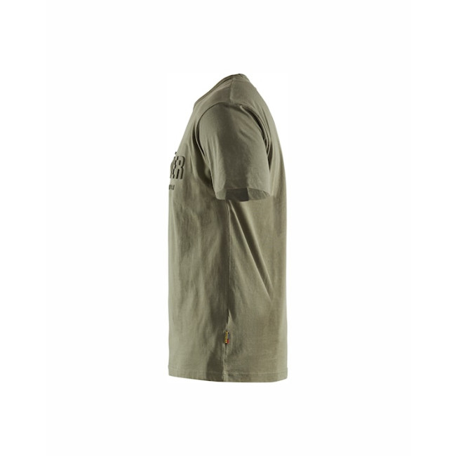T-shirt imprimé 3D Vert Automne - Blaklader