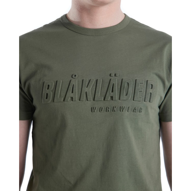 T-shirt imprimé 3D Vert Automne - Blaklader