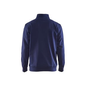 Sweat col camionneur bicolore Marine/Jaune fluo - Blaklader