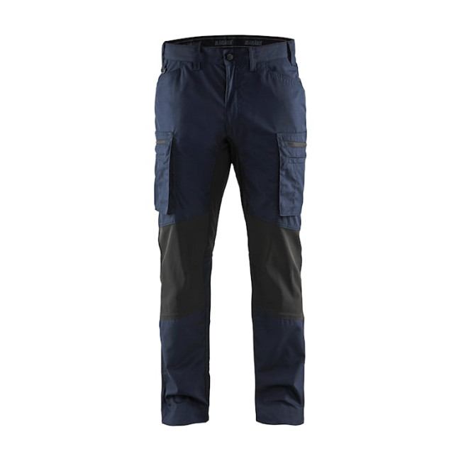Pantalon maintenance +stretch Marine foncé/Noir - Blaklader