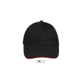 Buffalo Cap Schwarz/Rot - Sol's