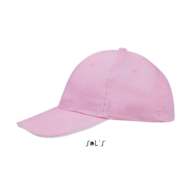 Casquette buffalo rose/blanc - Sol's