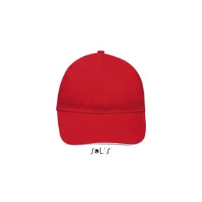 Casquette buffalo rouge/blanc - Sol's