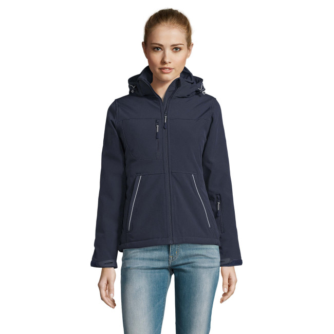 Parka softshell dames rock french marine - Sol's