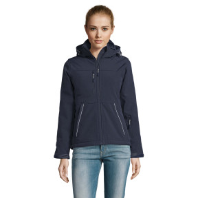 Parka softshell feminina rock azul marinho - Sol's