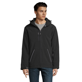 Herren Softshell-Parka Rock schwarz - Sol's