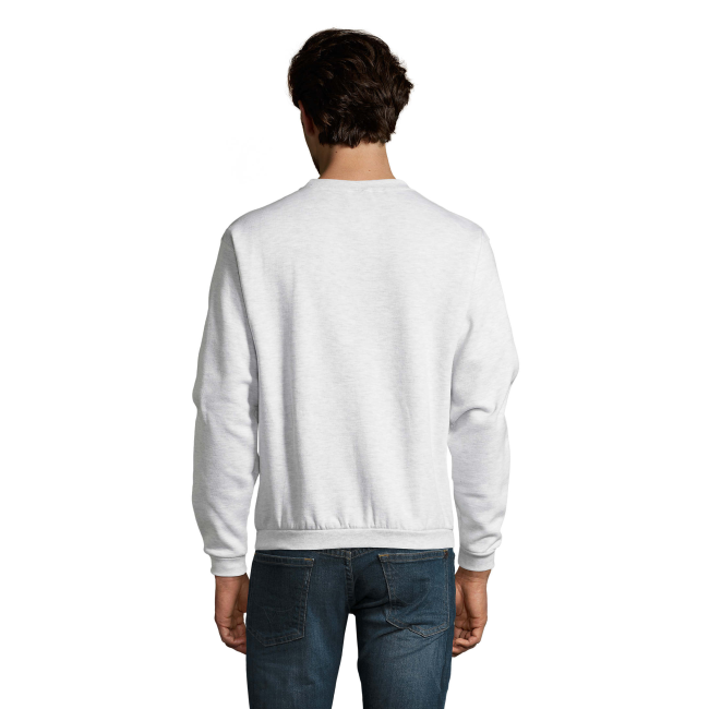SWEAT-SHIRT SPIDER BLANC CHINÉ - SOL'S