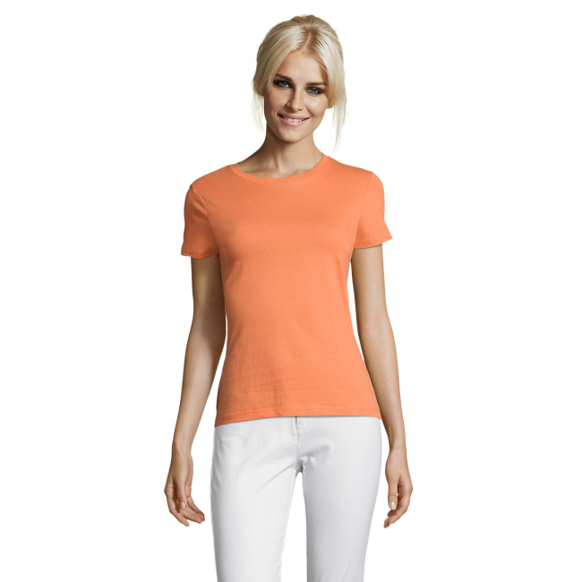 DAMEN T-SHIRT REGENT WOMEN APRIKOSE - SOL'S