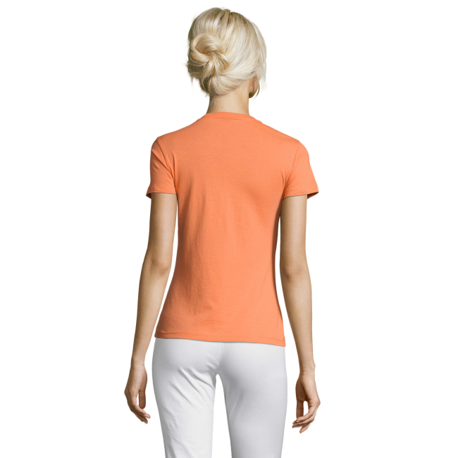 TEE-SHIRT FEMME REGENT WOMEN ABRICOT - SOL'S