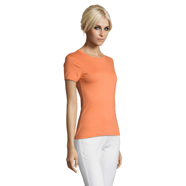 TEE-SHIRT FEMME REGENT WOMEN ABRICOT - SOL'S